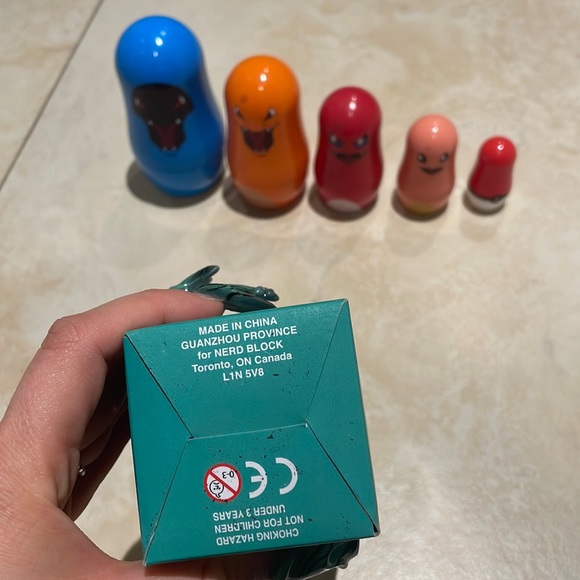 Pokémon Arcade Block Nesting Dolls - Picture 3 of 4
